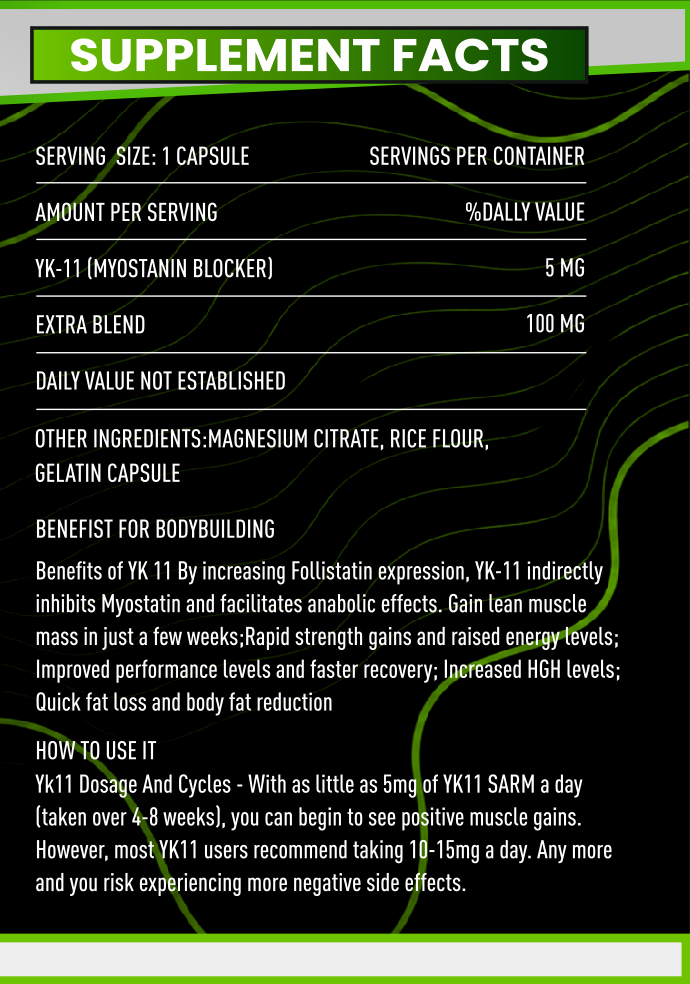SARMs YK-11 (Myostatin Inhibitor) galeri görseli